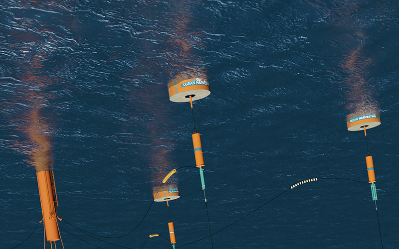 Ocean Harvesting's WEC system 