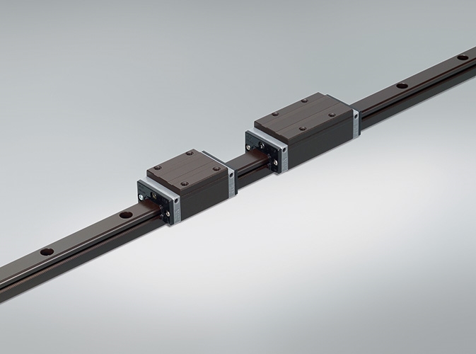 Special coating on the NH/NS series linear guides 